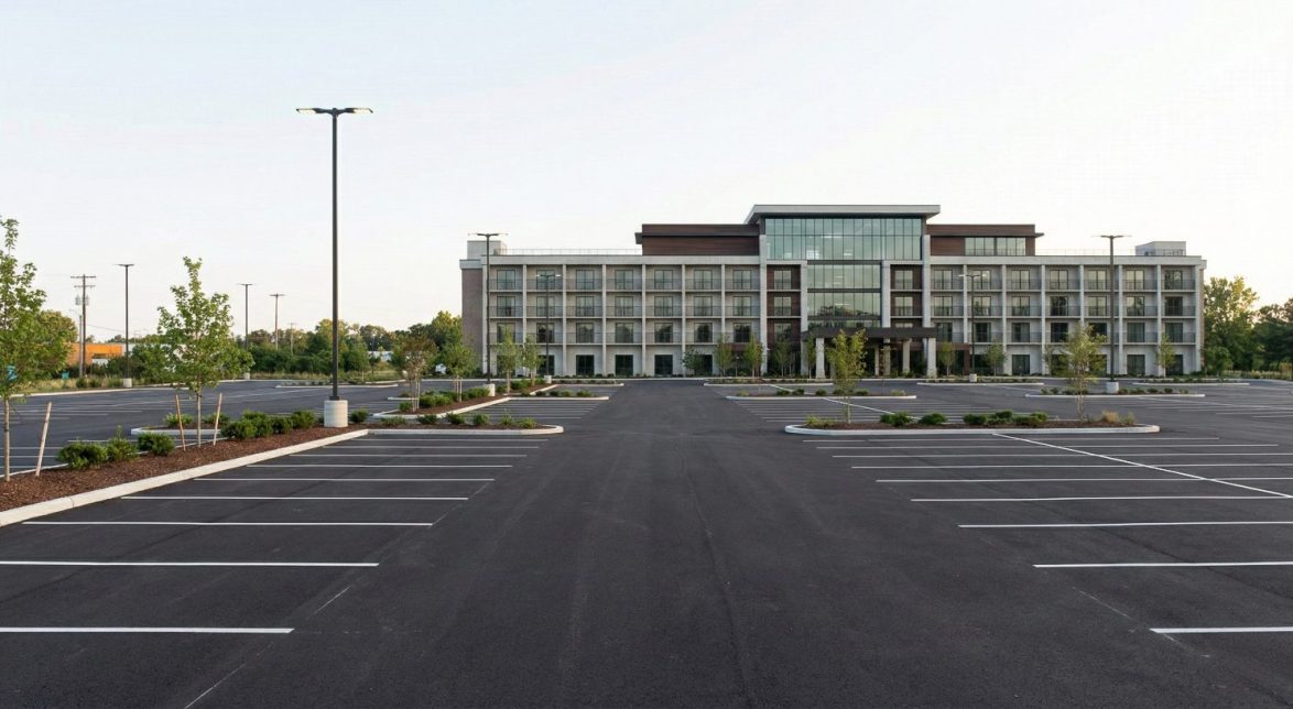 Empty Hotel Lot